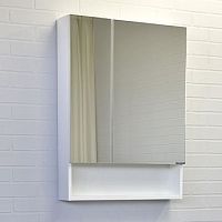 Зеркальный шкаф Comforty 00-00011199 Никосия 60х80 см, белый глянец