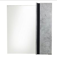 Зеркальный шкаф Comforty 00004149063 Эдинбург 75х80 см, светлый бетон