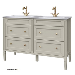 Тумба Caprigo 34024-ТP813 Albion Concept под раковину 120х45 см двойная, оливин Тумба Caprigo 34024-ТP813 Albion Concept под раковину 120х45 см двойная, оливин снят с производства