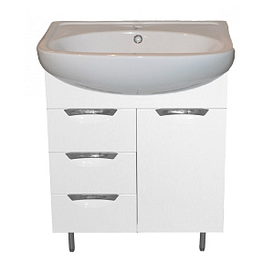 Тумба Loranto CS00026922 Стиль с раковиной 85х60 см, белый Тумба Loranto CS00026922 Стиль с раковиной 85х60 см, белый снят с производства