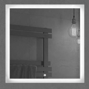 Зеркало Comforty 00-00001281 Гиацинт с подсветкой 80х80 см, белый Зеркало Comforty 00-00001281 Гиацинт с подсветкой 80х80 см, белый снят с производства