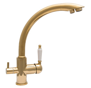 Смеситель Florentina 333.28H.2113.710 Шале FL для кухни, золото Смеситель Florentina 333.28H.2113.710 Шале FL для кухни, золото снят с производства