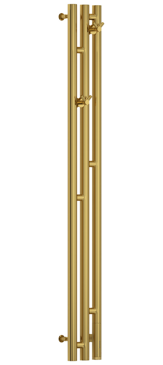 Полотенцесушитель электрический Сунержа 03-5845-1211 Терция 3.0 РЭБ, 1200х106 мм правый, золото