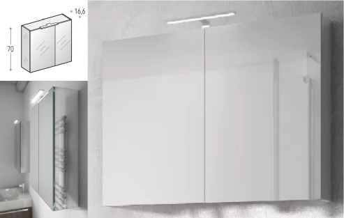 Сет № 1872 P7S902 Stock, Зеркальный шкаф (Mirror Glass) Сет № 1872 P7S902 Stock, Зеркальный шкаф (Mirror Glass)