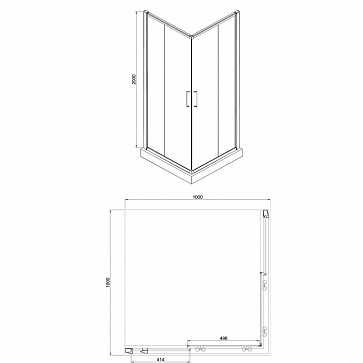 Душевое ограждение Azario сантехника Azario AZ-NNE1142_без_поддона купить недорого в интернет-магазине Керамос Душевое ограждение Azario сантехника Azario AZ-NNE1142_без_поддона купить недорого в интернет-магазине Керамос