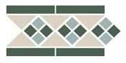 Декоративный элемент (плитка) TOPCER Victorian Designs Lisbon1BorderSpecial (TR.16, DOTS 13+18, STRIPS 18)