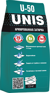 Цементная затирка Unis U-50 Светло – серый С07. 1.5 кг Цементная затирка Unis U-50 Светло – серый С07. 1.5 кг снят с производства