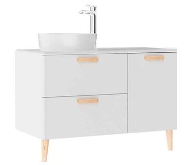 Тумба Creavit PT0100.42.MBY+LP140 Patara с раковиной 55х100 см, белый купить недорого в интернет-магазине Керамос Тумба Creavit PT0100.42.MBY+LP140 Patara с раковиной 55х100 см, белый купить недорого в интернет-магазине Керамос
