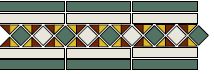 Декоративный элемент (плитка) TOPCER Victorian Designs MoscowA2BorderSpecial