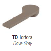 Gattoni 8098/80TO  Color Накладка на ручку смесителя для раковин и биде, цвет Tortora