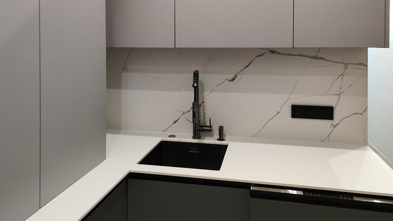 Укладка кухонного фартука #2