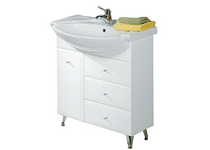 Тумба под раковину Акватон Эмили М 80 1A056401EM010 белая, 74х72х30 Тумба под раковину Акватон Эмили М 80 1A056401EM010 белая, 74х72х30 снят с производства