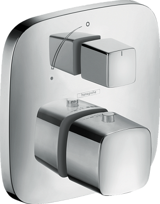 Термостат встр., с вентилем, внешняя часть Hansgrohe Pura Vida 15775000 купить недорого в интернет-магазине Керамос Термостат встр., с вентилем, внешняя часть Hansgrohe Pura Vida 15775000 купить недорого в интернет-магазине Керамос