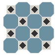 Неглазурованный керамогранит TOPCER Victorian Designs YorkBlueSheet