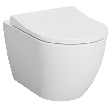 Чаша унитаза Vitra 7510B003-0075 Mia Round подвесного 36х54 см, SmoothFlush, безободковый, белый глянец Чаша унитаза Vitra 7510B003-0075 Mia Round подвесного 36х54 см, SmoothFlush, безободковый, белый глянец