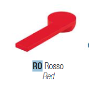 Gattoni 8098/80RO  Color Накладка на ручку смесителя для раковин и биде, цвет Rosso