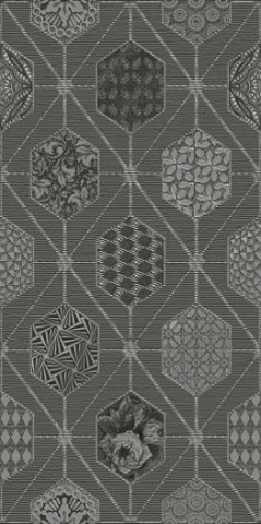 Плитка Azori Devore Gris Geometria Decor 31.5x63 (DevoreGrisGeometriaDecor) купить недорого в интернет-магазине Керамос