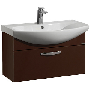 Тумба Акватон 1A1417K0AA430 Ария с раковиной, 80х45 см, темно-коричневый Тумба Акватон 1A1417K0AA430 Ария с раковиной, 80х45 см, темно-коричневый снят с производства