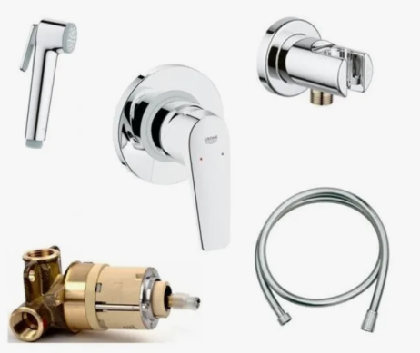 Сет 2061 Grohe 124900, Гигиенический душ, комплект (Chrome) Сет 2061 Grohe 124900, Гигиенический душ, комплект (Chrome)