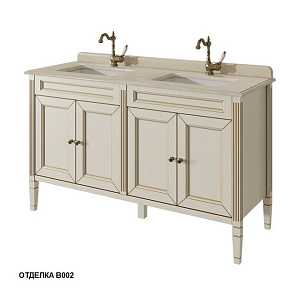 Тумба Caprigo 33323-В002 Albion Promo 140х50 см, без столешницы и раковины, Bianco Antico Тумба Caprigo 33323-В002 Albion Promo 140х50 см, без столешницы и раковины, Bianco Antico снят с производства