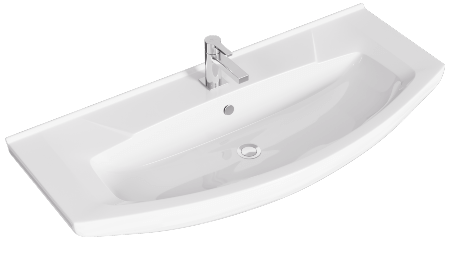 Раковина Aqwella 4620008197388 Элеганс 1050 подвесная 107х46см, белая Раковина Aqwella 4620008197388 Элеганс 1050 подвесная 107х46см, белая