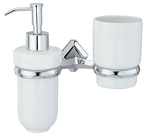 WasserKRAFT Aller K-1189C Держатель стакана и дозатора WasserKRAFT Aller K-1189C Держатель стакана и дозатора снят с производства