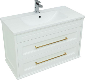 Тумба с раковиной Aquanet 00281188 Бостон, 101х47 см, белая Тумба с раковиной Aquanet 00281188 Бостон, 101х47 см, белая снят с производства