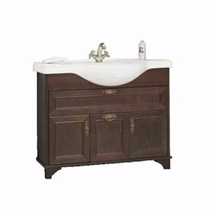 Тумба с раковиной Акватон Идель 1A1956K1IDM80, шоколадный дуб Тумба с раковиной Акватон Идель 1A1956K1IDM80, шоколадный дуб снят с производства