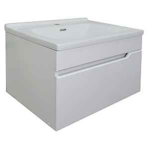 Тумба Loranto CS00085082 Mari с раковиной 43,5х60 см, белый Тумба Loranto CS00085082 Mari с раковиной 43,5х60 см, белый снят с производства