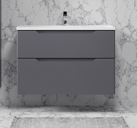 Тумба под раковину подвесная Jorno Welto Wct.01.90/P/W/MD