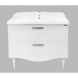 Тумба Comforty 00-00004768 Монако напольная 75х48 см, с раковиной 50110, белая Тумба Comforty 00-00004768 Монако напольная 75х48 см, с раковиной 50110, белая снят с производства