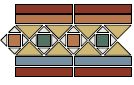 Неглазурованный керамогранит TOPCER Victorian Designs BaldonnelBorder2StripSpecial