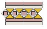 Неглазурованный керамогранит TOPCER Victorian Designs RomaBorder2StripSpecial