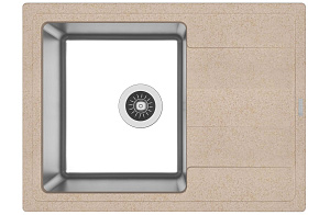 Мойка для кухни Florentina 21.390.B0650.107 Комби 65х48 см, с крылом, песочная Мойка для кухни Florentina 21.390.B0650.107 Комби 65х48 см, с крылом, песочная снят с производства