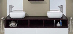 Тумба под раковину Акватон Интегро 160 1A143901INH10 венге шпон, 160х23х50 Тумба под раковину Акватон Интегро 160 1A143901INH10 венге шпон, 160х23х50 снят с производства