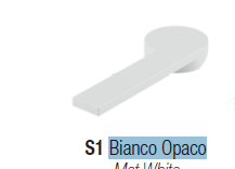 Gattoni 8098/80S1  Color Накладка на ручку смесителя для раковин и биде, цвет Bianco Opaco
