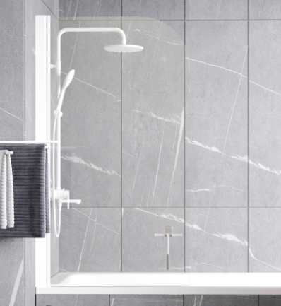 Душевое ограждение на борт ванной WasserKRAFT 35P01-80WHITE Душевое ограждение на борт ванной WasserKRAFT 35P01-80WHITE