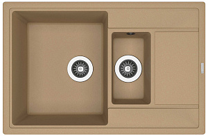 Мойка для кухни Florentina 20.250.D0780.306 Липси 78х51 см, с крылом, капучино Мойка для кухни Florentina 20.250.D0780.306 Липси 78х51 см, с крылом, капучино снят с производства