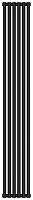 Радиатор Сунержа 15-0302-1806 Эстет-11 отопительный н/ж 1800х270 мм/ 6 секций, муар темный титан