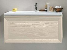 База подвесная Eban FBSPA100-PG*0 pergamon Paola 100, 100*47*48,5h см, с 1 выдвижным +1внутр. ящиками , доводчики Blum,цвет pergamon