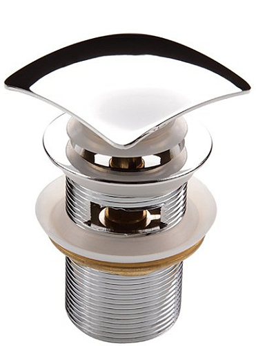 Клапан Deante NHC_011B Cascada для раковины Click-Clack - с переливом, хром