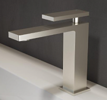 Сет 2035 VBF-2DS1BN_Смеситель для раковины Dice однорычажный, сатин