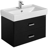 Тумба Акватон 1A1377K1AM950 Америна с раковиной, 80х48 см, черный
