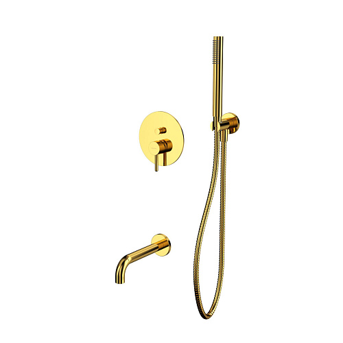 Смеситель скрытого монтажа Whitecross Y gold YSET06GL