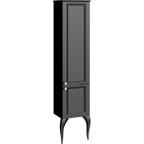 Шкаф-пенал Aqwella LAD0504BLK LaDonna напольный 40х185 см, черный купить недорого в интернет-магазине Керамос