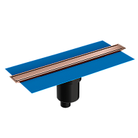 Душевой трап Vitra 59980556000 Eco/Flow, 60 см, вертикальный, медный Душевой трап Vitra 59980556000 Eco/Flow, 60 см, вертикальный, медный