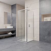 Душевой уголок RGW 060873110-11P Passage PA-73 P (PA-13 + 2Z-33), 195 см, профиль хром