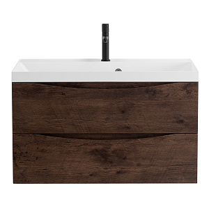 База BelBagno MARINO-800-2C-SO-RW-P под раковину 80х45 см, подвесная, Rovere Moro (темный дуб)