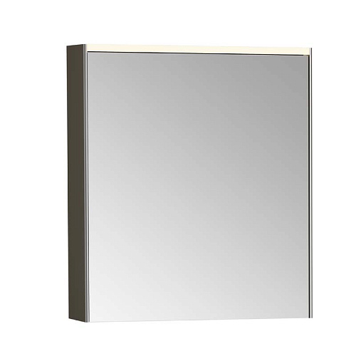 Зеркальный шкафчик Vitra 66910 Core 60х70 см с подсветкой, правосторонний, антрацит купить недорого в интернет-магазине Керамос