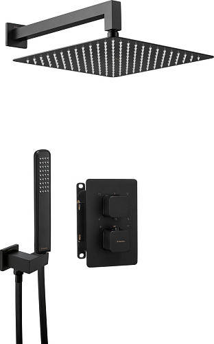 Набор Deante BXYZNECT Box для душа скрытого монтажа, с термостатическим BOXом, Nero (черный) Набор Deante BXYZNECT Box для душа скрытого монтажа, с термостатическим BOXом, Nero (черный)